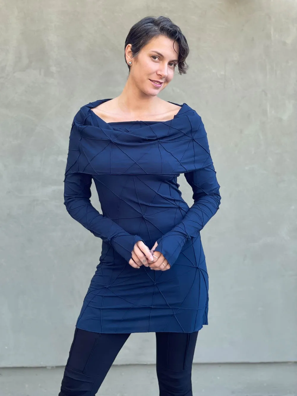 Texture Cowl Tunic