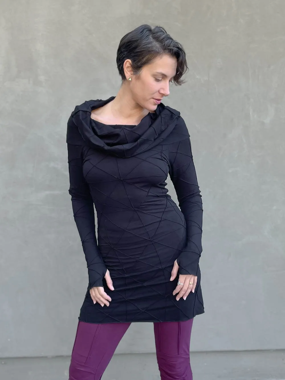 Texture Cowl Tunic