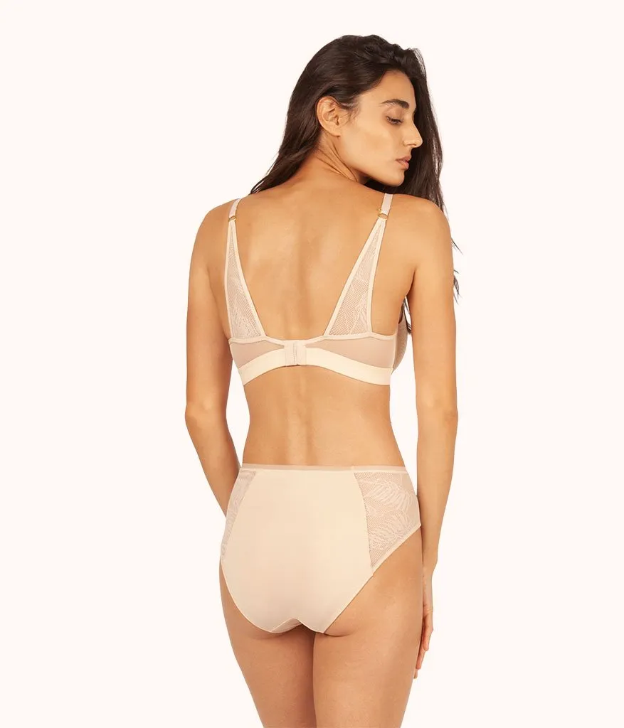 The Smooth Lace T-Shirt Bra: Toasted Almond