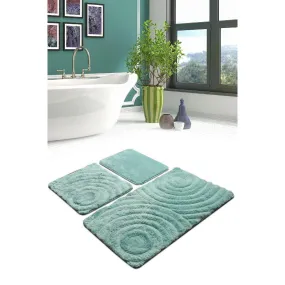 Wave - Mint 3  Bath Mat