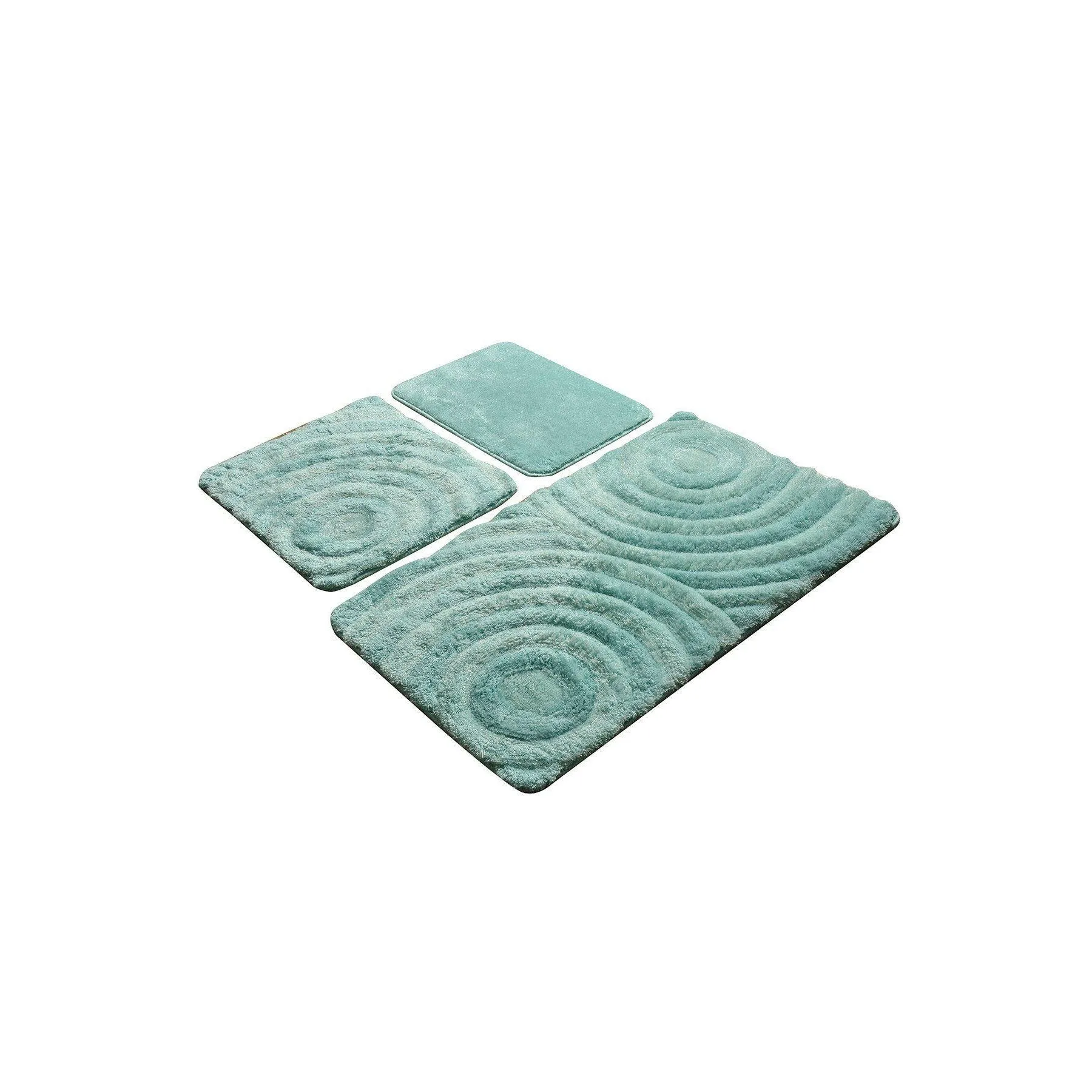 Wave - Mint 3  Bath Mat