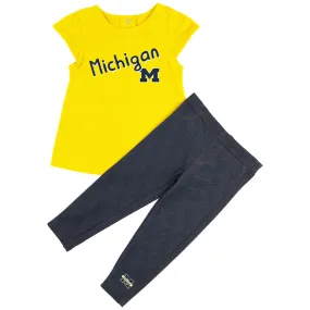 Wolverines Girl Tunic & Leggings (Only 4T Left)