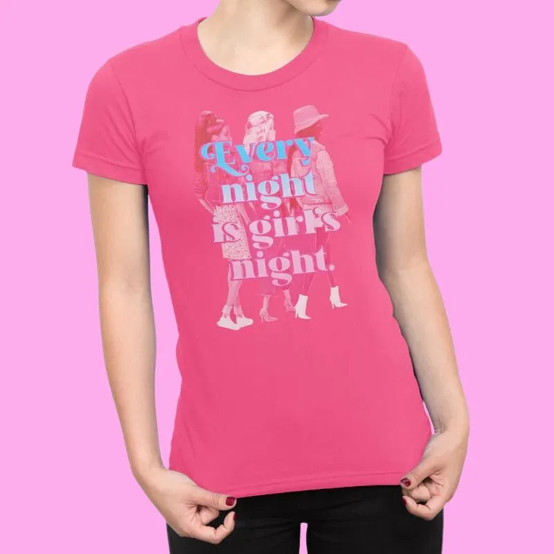 Womens Barbie Girls Night T-Shirt