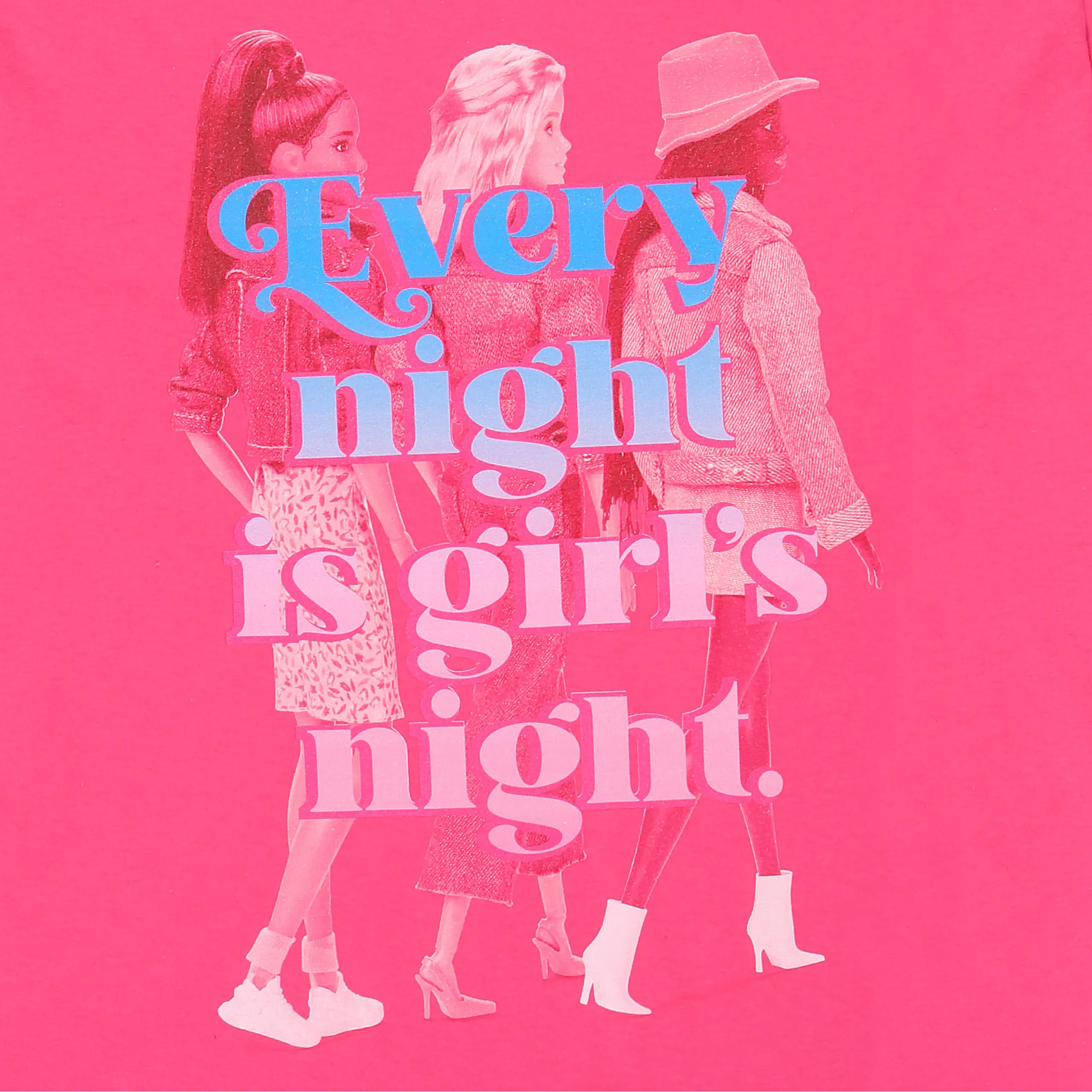 Womens Barbie Girls Night T-Shirt