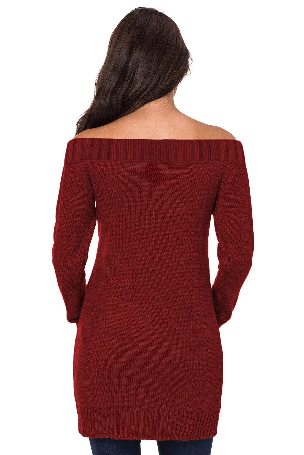 Womens Cable Knit Sweater Dress