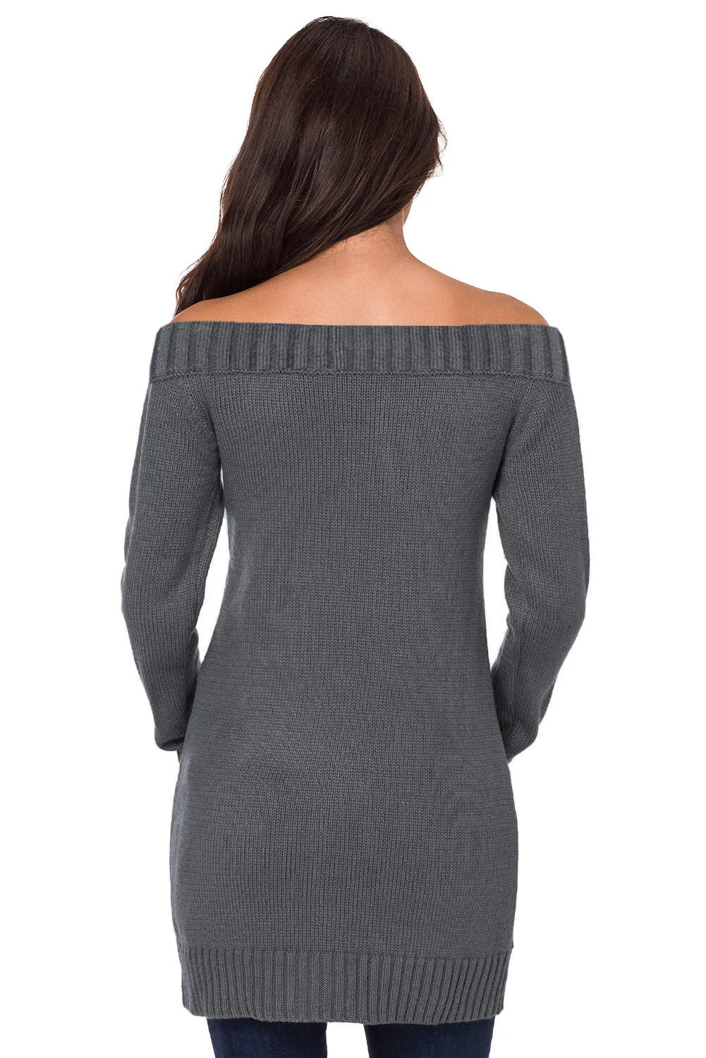 Womens Cable Knit Sweater Dress