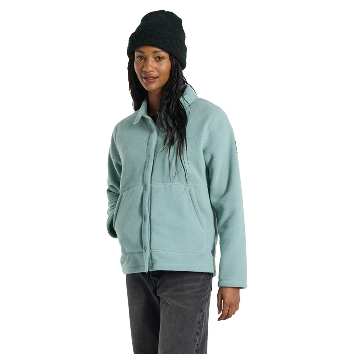 Womens Cinder Fleece Snap Shirt