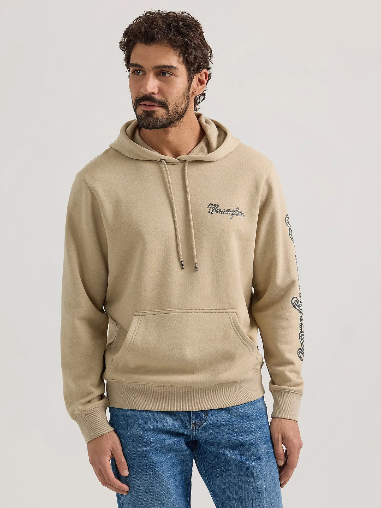 Wrangler Ropin Logo Men's Hoodie